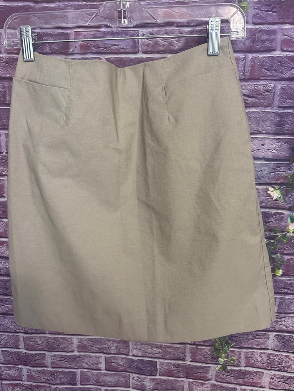 Zara Beige Pencil Skirt ladies women’s size 8 designer office skirt summer